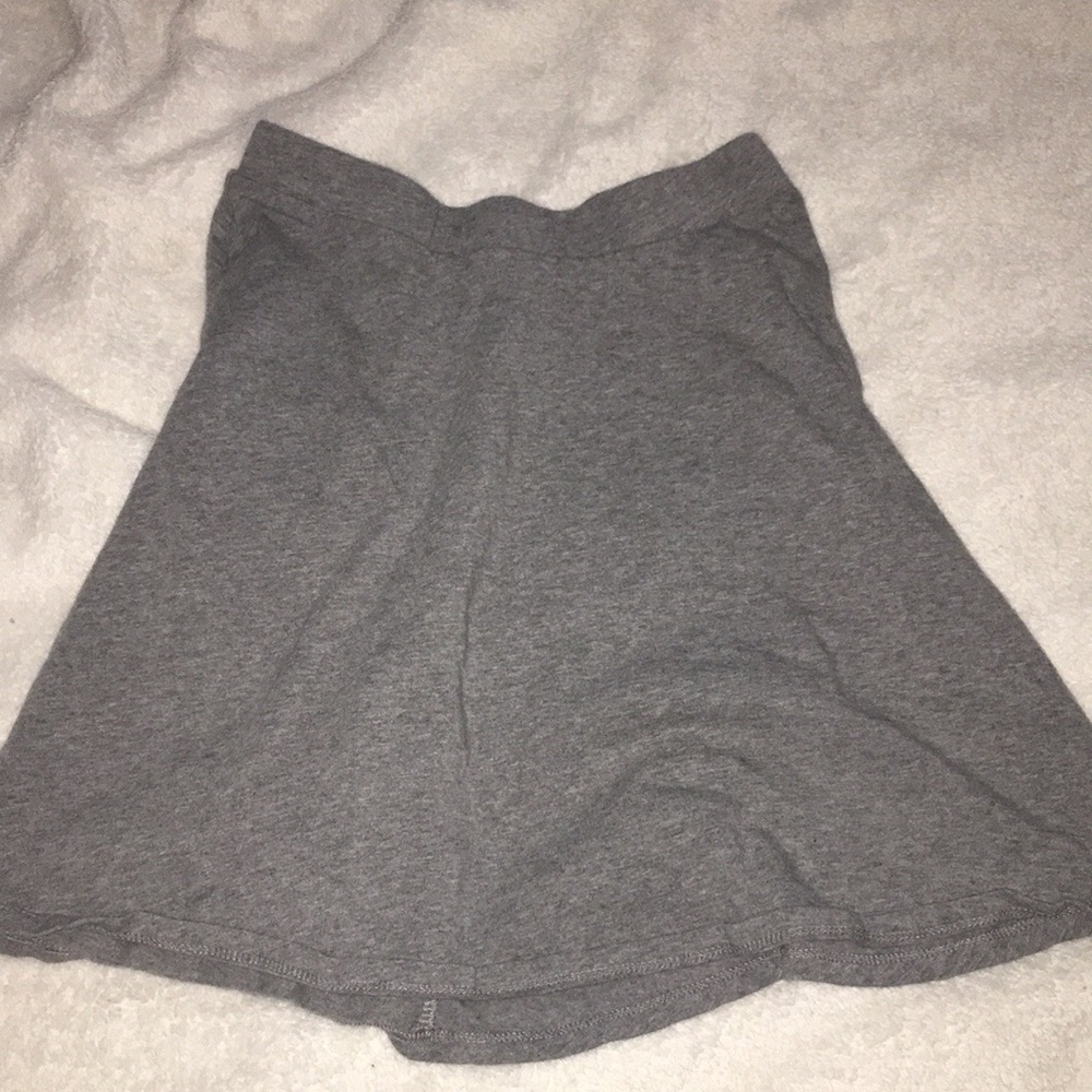 Grey skater skirt